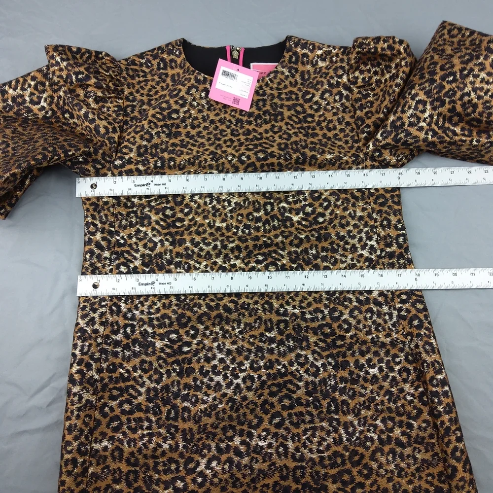 Kate Spade New York, Taxi Mainline Dress, Leopard Print, Women's Size‎ 6, NWT